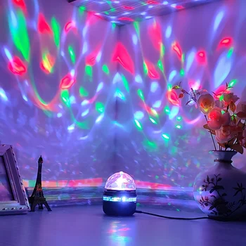 1 бр. led проектор, лампа с кристали, звезден проектор, проектор Galaxy за детска спалня, домашно кино, режийни декор на стаята, Коледен подарък