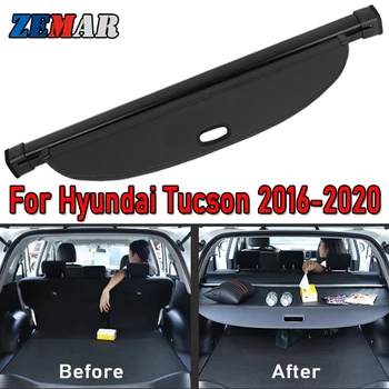 1 комплект Капак Рафтове Багажник за Hyundai Tucson 2020 2019 2017 2018 2016 Прибиращи Задните Рафтове Распорная Завеса Автоаксесоари