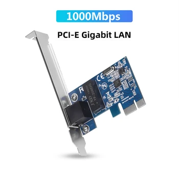 10 M/100 М/1000 Mbit/s 1 Gbit/s PCI-E до RJ-45 Мрежова Карта Gigabit Ethernet RJ-45 LAN Конвертор PCI Express Мрежова Карта за Настолен КОМПЮТЪР