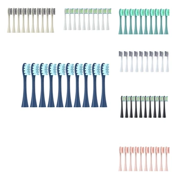 10 БР. сменяеми дюзи за електрическа четка за зъби Oclean Flow/X/X PRO/F1/One/Air 2 Замяна накрайник за четка за зъби C