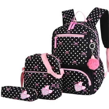 3 бр./компл. ученически чанти с принтом, раници, училищен чанта, детски прекрасен раница за деца, училищна чанта за момичета, ученическа чанта Mochila