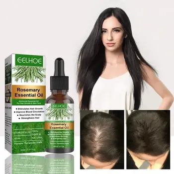 30 мл етерично масло от розмарин за грижа за косата, органични серум за растеж на косата, разглаживающая серум за косопад, питающая, пополняющая средства за грижа за косата