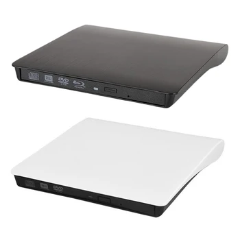 5 Gbit/с 12,7 мм USB 3.0 DVD-диск Външни Оптични Устройства Корпус SATA към USB Външен Калъф за Лаптоп Преносимия Компютър, БЕЗ С