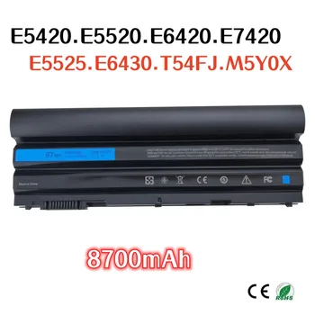 8700 ма за DELL E5420 E5520 E6420 E7420 E5525 E6430 T54FJ M5Y0X батерия за лаптоп Идеална съвместимост и плавно използване на