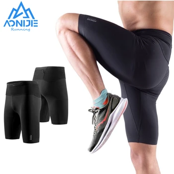 AONIJIE FM5120 Man Мъжки Спортни бързо съхнещи Компресия Шорти Стегнати Ластични Петия Панталони За Летните Тренировки Бягане Колоездене
