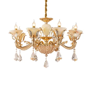 DINGFAN Висококачествен европейския френски луксозен дизайн, декорация на сватбената антре, кристален полилей