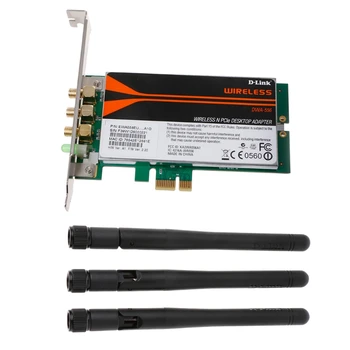 DWA-556 Безжичен тенис на адаптер Xtreme N PCI-E WiFi карта нископрофилен Sep-27B