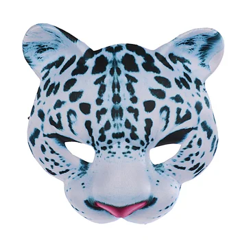 EVA Леопард пълен Пу Снежен леопард за селското стопанство, партита Mardi Gras, реквизит за снимки