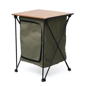 Foldout маса за съхранение на открито от алуминиева сплав, портативен бюрото за приготвяне на вечерята, масата за пикник, държач за барбекю в градината, рецепция