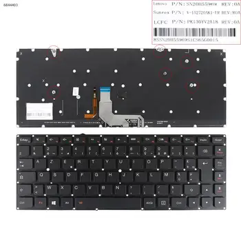 FR French AZERTY Нова работа на смени Клавиатура за лаптоп Lenovo Ideapad Yoga 4 Pro Yoga 900-13ISK 900-13ISK2 с осветление и БЕЗ рамка