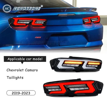HCMOTIONZ led задни светлини за Chevrolet Camaro 2019-2023 DRL Анимационни последователни бели задните светлини при събирането, аксесоари