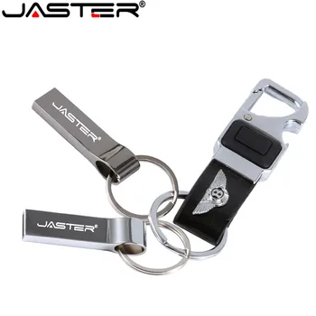 JASTER Метален USB флаш памет Водоустойчив флаш памет 128 GB, 64 GB, 32 GB, 16 GB, 8 GB USB устройство 2.0 флаш памет с ринг за ключове