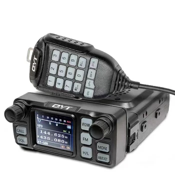 QYT KT-5000 Авто Радио С Обща панел 25 Watt 10 км VHF UHF двойна лента VOX Мини Цветен FM Мобилен Уоки Токи