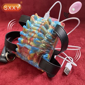 SXXY Нова цветна вибрационна машина за опесъчаване, Носимые секс играчки за жени, мъже, пенис, точка G, стимулиращ масаж, вагина, еротичен магазин за мастурбация