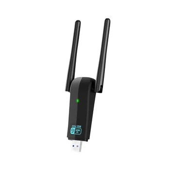USB3.0 Wifi6 Безжична Мрежова карта Wifi6 AX1800M Двухдиапазонная Мрежова карта 2,4 Ghz/5 Ghz USB WiFi Приемник Предавател