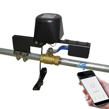 Автоматичен газов клапан на Hristo Wifi Smart Valve Controller за вода и газ, съвместим с автоматично изключване клапан, роботизирана газов клапан