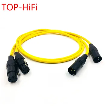 Аудио кабел с подкрепата на Hi-Fi XLR с 3-пинов XLR конектор за свързване на усилвател към конектора с кабел VDH Van Den Hul 102 MK III