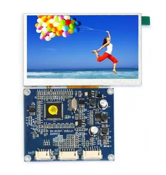 Видео (CVBS) + такса с VGA 12 + 4.3-инчов цветен TFT LCD екран 480 (RGB) * 272 (система NTSC / PAL / osd / Стандарт RoHS)