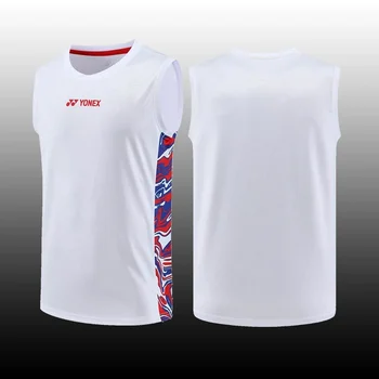 ГГ Летни ризи за бадминтон, мъжки t-shirt, спортна тениска за тенис на маса с къси ръкави, ежедневни тениска за бягане