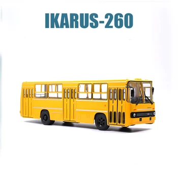 Гласове Под натиска на Руския Голям Пътнически Автомобил IKARUS-260 В мащаб 1:43 От сплав от Класически Носталгия Крайградски Автобус MDSB004 са подбрани Играчка За Подарък