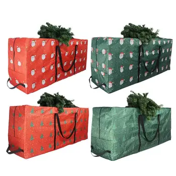 Голяма чанта за съхранение на коледната елха, чанта за съхранение на градинска градински мебели, възглавници, защитен калъф за мека седалка, Домашна Коледа