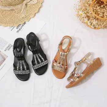 Гумени дамски сандали, нескользящие плажни сандали, ежедневни сандали за жени|момичета|лято