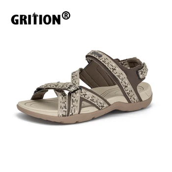 Дамски туристически сандали GRITION, удобни летни спортни сандали за ходене, леки, водоустойчиви спортни плажни сандали за вода