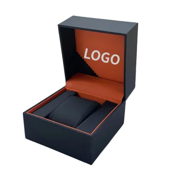 Двуцветен калъф за часа, кутия 50 бр., безплатна опаковка от изкуствена кожа с лого, подарък търговска опаковка, индивидуални часове, маркова кутия за показване
