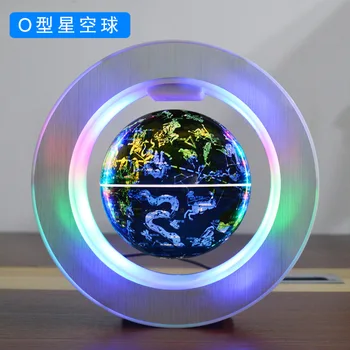 Декоративна настолна лампа с 6-инчов O-образна глобус за магнитна висулка 