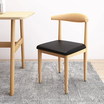 Дизайнерски дървен стол за възрастни, офис, модерна всекидневна в скандинавски стил, спалня, модерни столове, луксозни минималистичные Sillas Comedor, Дом и градина