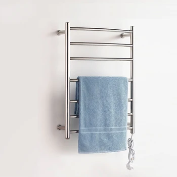 Електрическа нагревательная закачалка за кърпи, сушилня за хавлии в банята, 304 простор за дрехи от неръждаема стомана, мултифункционална поставка за съхранение
