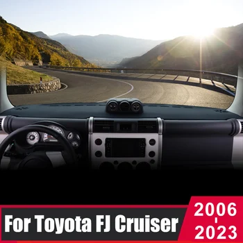 За Toyota FJ Cruiser 2006 ~ 2021 2022 2023 покриване на арматурното табло на автомобила мат Автомобилно табло козирка мат килими протектор аксесоари