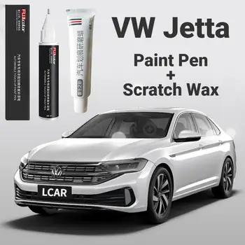 За VW Jetta комплект дръжки за ретуш на черно бяла боя Комплект аксесоари за ремонт на драскотини на Volkswagen Paint Pen Автоматичен фиксатор боя Грижи
