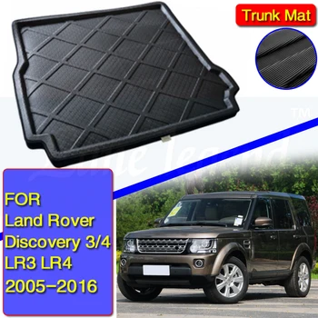 Задна Клапа ски багажник Land Rover Discovery 3 и 4 LR3 LR4 2005-2016 Карго Подложка За Багажника Етаж Килим Тава 2007 2008 2009 2010 2011 2012