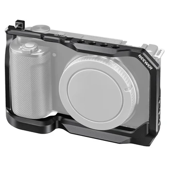 Клетка за камера NEEWER, съвместима с videoblog-камера Sony ZV-E10, Видеоприбор от алуминиева сплав с QR-плоча тип Arca, резба 1/4 