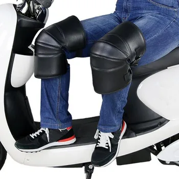 Коленете на електрически скутер за защита срещу топлина и студ, Утолщенное Мъжки и Женски Ветрозащитное Кормило екипировка ПУ