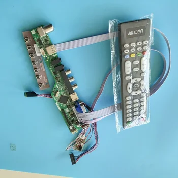 Комплект за LP140WH2 TL 40pin 1366x768 TV HDMI LCD дистанционно Управление, AV Аудио Панел на Екрана на монитора Такса контролер VGA USB LED LVDS