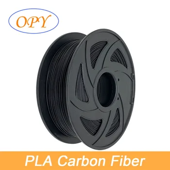 Конец от въглеродни влакна OPY за 3d принтер 1,75 мм Пластмаса 1 кг 100 г на 10 м черен
