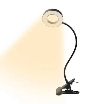 Лампа за четене в Яслата, за Защита на очите, Лампа За Четене Нощен Книги, Въртяща се На 360 Градуса Лампа За четене С 48 led ламповыми чипове За
