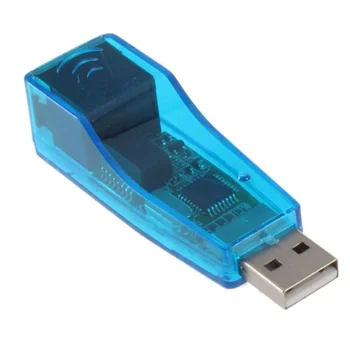 Мрежова карта USB 10/100 Mbps мрежов конвертор USB към RJ45 Ethernet LAN, подходящ за преносими КОМПЮТЪР, адаптер, Win 7, Mac Android