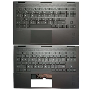 НОВАТА клавиатура за лаптоп HP OMEN 15-EN 15-EK TPN-Q238 Q236 M00667-001 на руски/американски/френски/италиански/иврит горния капак, подложки за ръце
