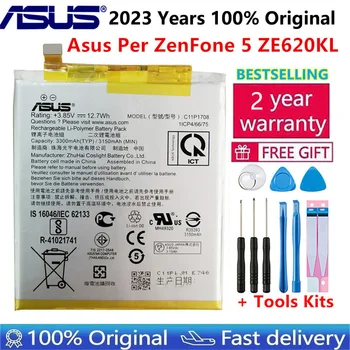Оригинален ASUS ZS620KL ZE620KL c11p1708 ИСТИНСКИ Батерия с капацитет от 3300 mah За ASUS Zenfone 5 5Z ZE620KL X00QD ZS620KL Z01RD Батерия + Инструменти
