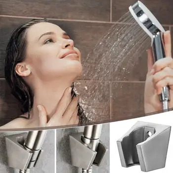 Основата на накрайник за душ от неръждаема стомана, распылительная наставка, ръчни аксесоари, накрайник за душ, закачалка за баня, душ с регулируема монтиране Q7C7