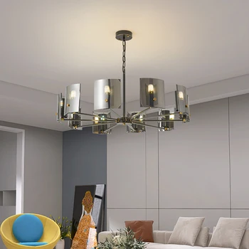 Полилей с led художествена подвесная лампа за Осветление на стая Декор скандинавски домашен кът блясък на окачен тавана лампа вътрешен блясък moderne luxe
