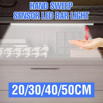 Светодиодна лента с датчик за почистване на ръцете USB-лампа Лента Led лампа за кабинет 20 см на 30 см, 40 см, 50 см Led лента за осветление на спални хол