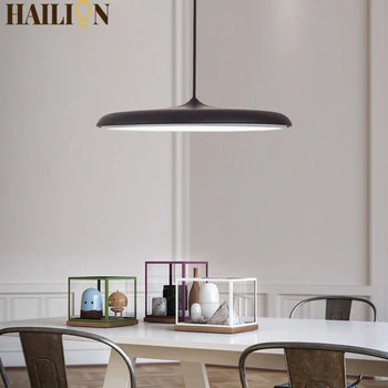 Скандинавски led окачен лампа за масата за хранене, кухня, всекидневна, бар, модерен арт дизайн, окачен през цялата лампа, домашен декор