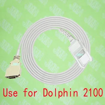 Съвместим с пульсоксиметром Dolphin Medical 2100, адаптерный кабел на сензора 110 Spo2, 3 м 14pin до DB9F.