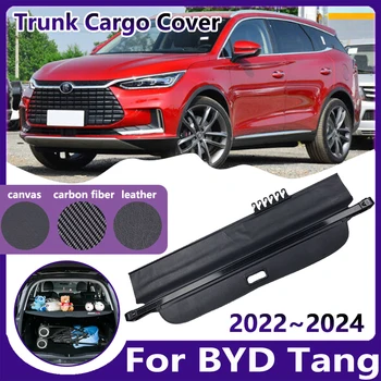 Товарен калъф Багажника на колата, за да BYD Tang 2023 Accessorie Тан EV II 2018 ~ 2020 2022 Багажното Задни Багажното Тава Мат Защитни Нюанси