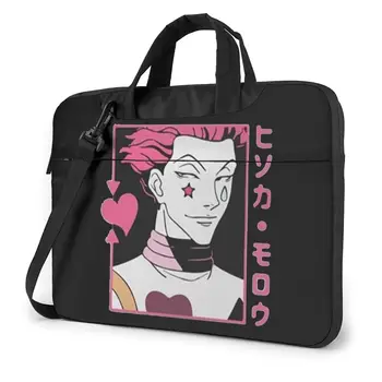 Чанта за лаптоп Hisoka, водоустойчив реколта чанта за компютър, велосипедна чанта-клатч, чанта за лаптоп