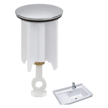 Штепсельная вилица за мивка, универсална штепсельная разклона за мивки, баня, 40 мм, всплывающая штепсельная вилица, подмяна на водосточни конфитюри, аксесоари за баня